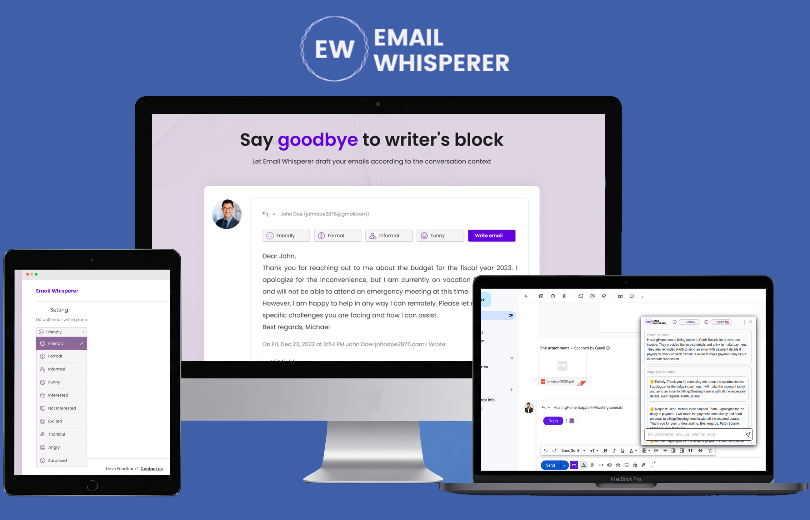 Chrome Extension for Email Writing Portfolio