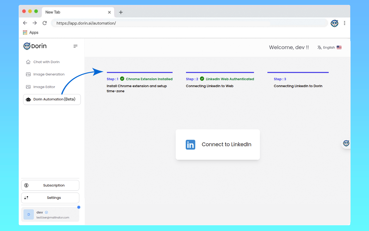 Dorin AI Assistant - Settings