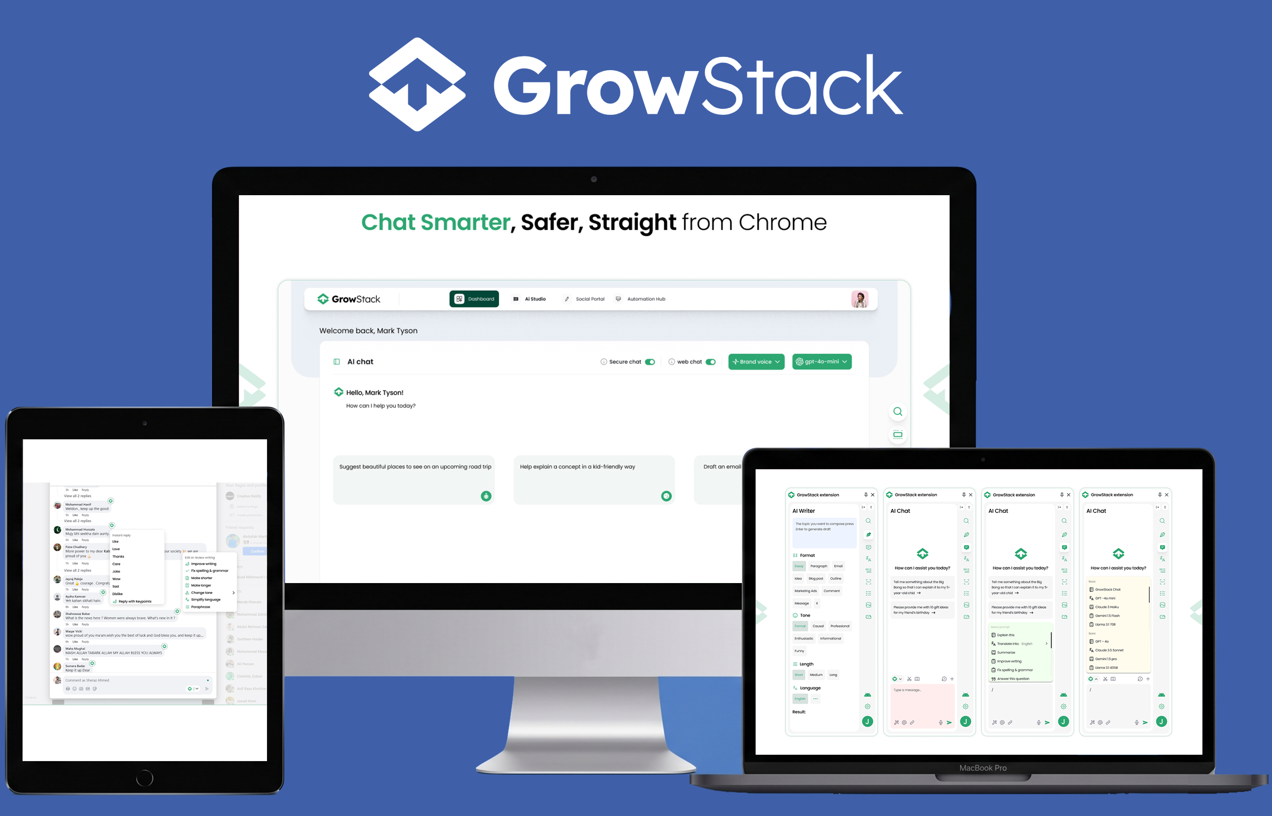 Growstack Chrome Extension