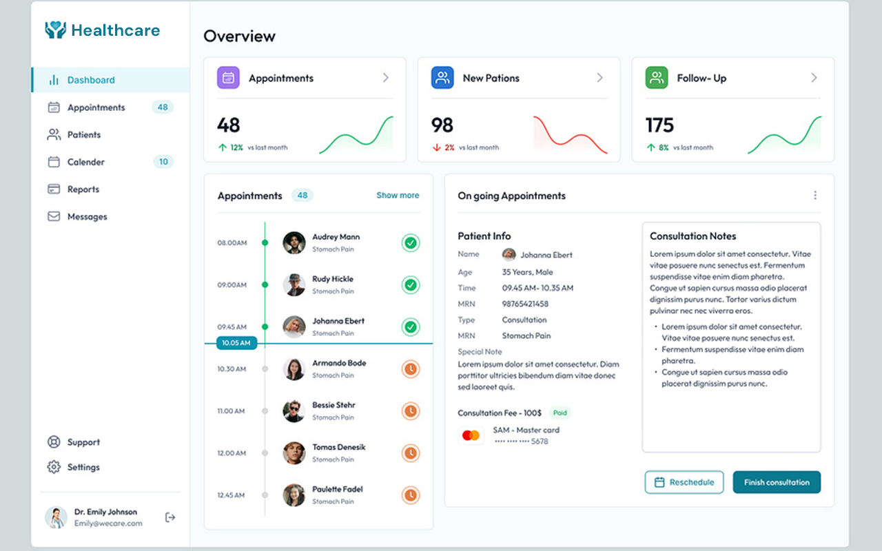 Patient Records Interface