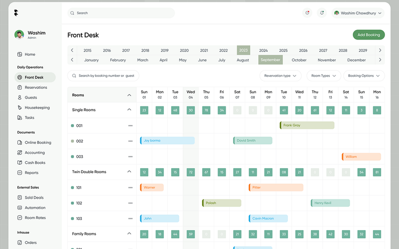 Guest Check-in/Check-out