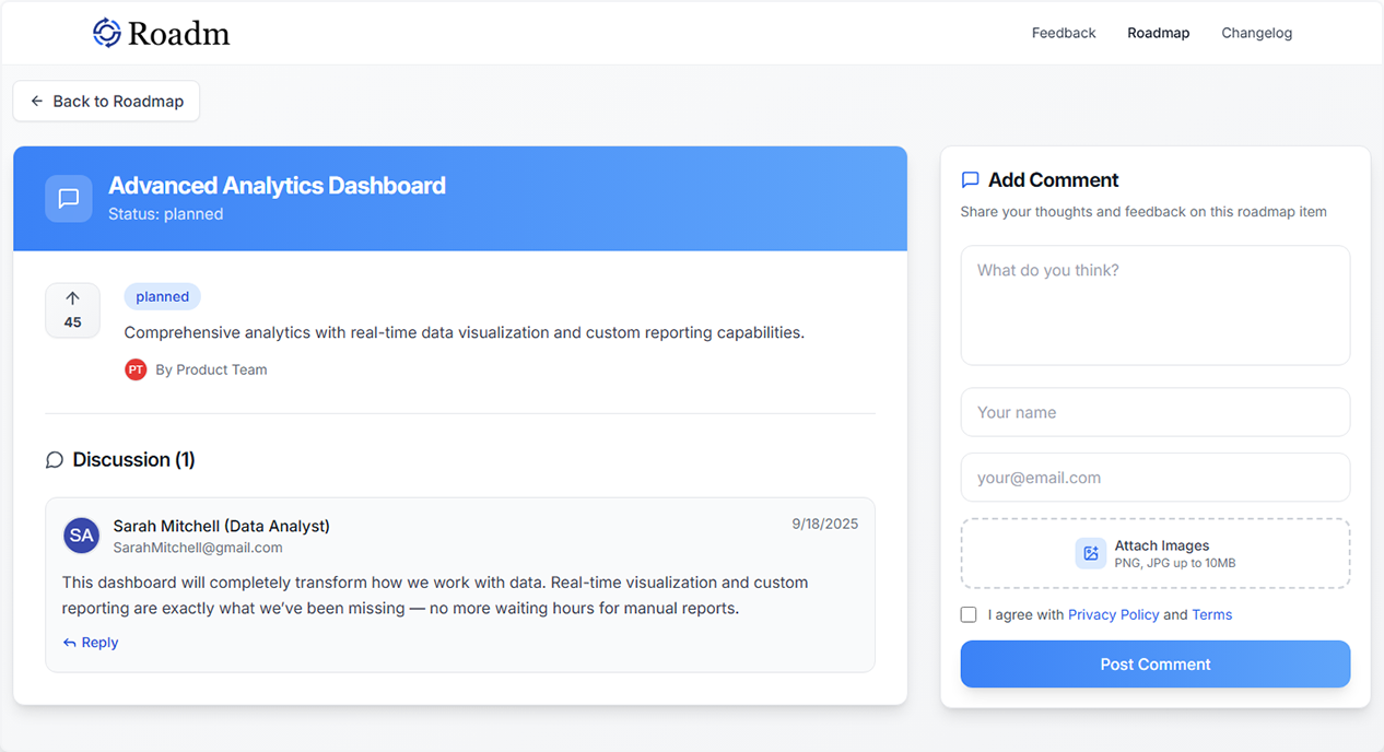 AI Chatbot & Live Chat Inbox Interface
